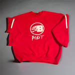 Big BEAST LOGO STRIPE SWEATER